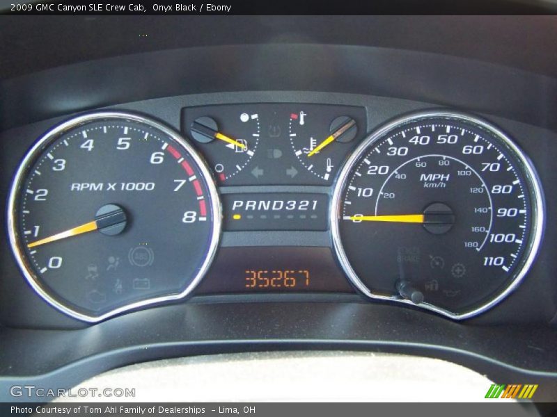 Onyx Black / Ebony 2009 GMC Canyon SLE Crew Cab