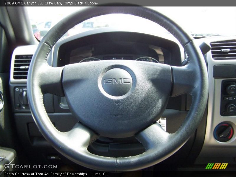 Onyx Black / Ebony 2009 GMC Canyon SLE Crew Cab
