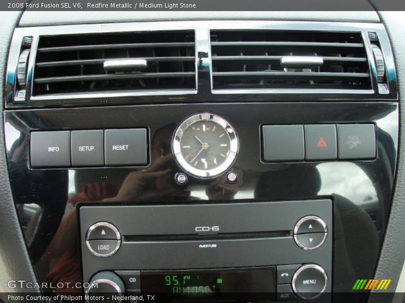 Redfire Metallic / Medium Light Stone 2008 Ford Fusion SEL V6