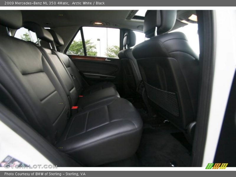Arctic White / Black 2009 Mercedes-Benz ML 350 4Matic