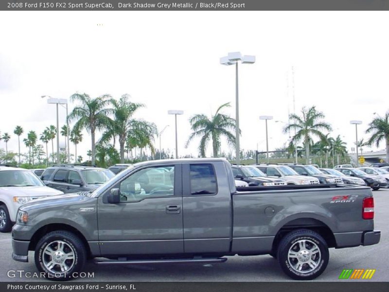 Dark Shadow Grey Metallic / Black/Red Sport 2008 Ford F150 FX2 Sport SuperCab