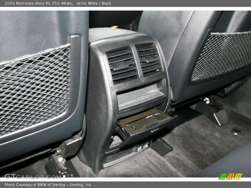 Arctic White / Black 2009 Mercedes-Benz ML 350 4Matic