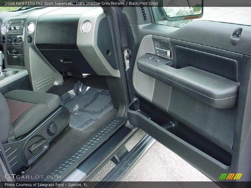 Dark Shadow Grey Metallic / Black/Red Sport 2008 Ford F150 FX2 Sport SuperCab