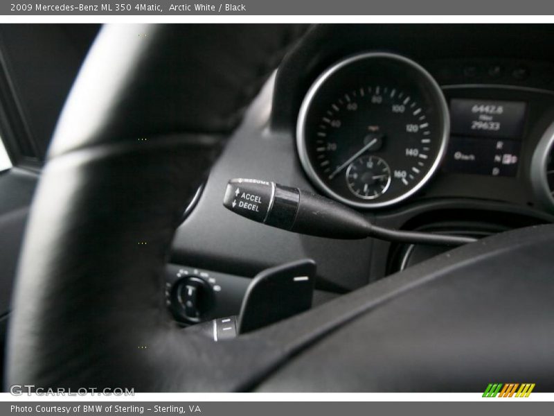 Arctic White / Black 2009 Mercedes-Benz ML 350 4Matic