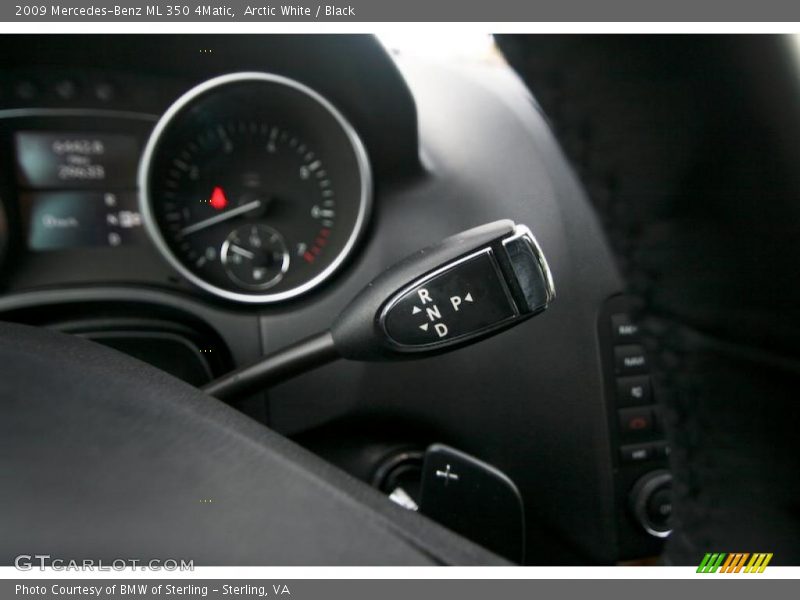 Arctic White / Black 2009 Mercedes-Benz ML 350 4Matic