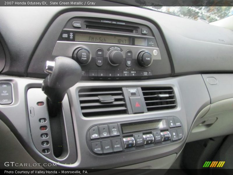 Slate Green Metallic / Gray 2007 Honda Odyssey EX