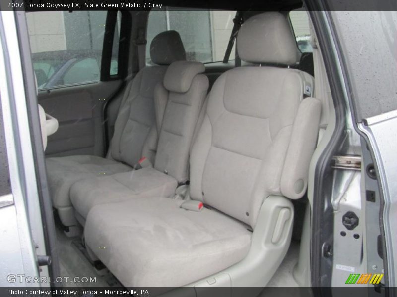 Slate Green Metallic / Gray 2007 Honda Odyssey EX