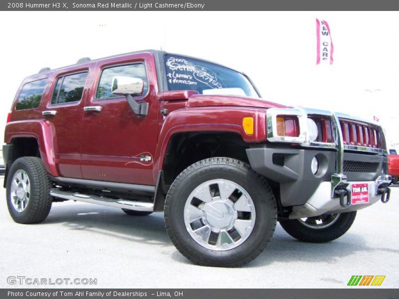 Sonoma Red Metallic / Light Cashmere/Ebony 2008 Hummer H3 X