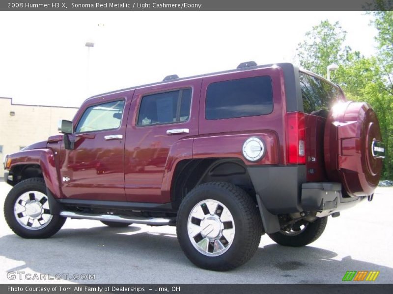 Sonoma Red Metallic / Light Cashmere/Ebony 2008 Hummer H3 X