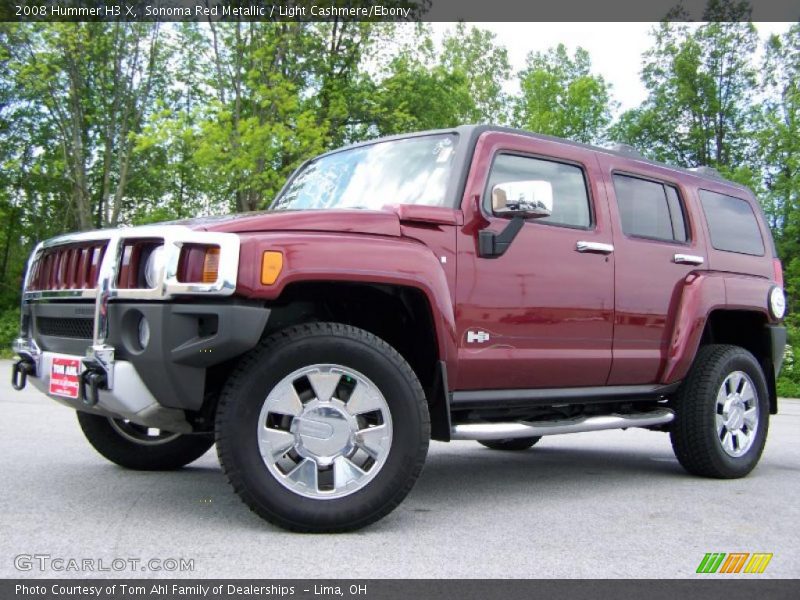 Sonoma Red Metallic / Light Cashmere/Ebony 2008 Hummer H3 X