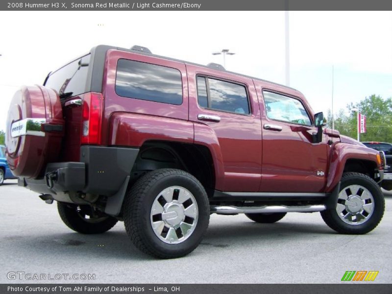 Sonoma Red Metallic / Light Cashmere/Ebony 2008 Hummer H3 X