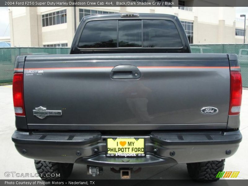 Black/Dark Shadow Gray / Black 2004 Ford F250 Super Duty Harley Davidson Crew Cab 4x4