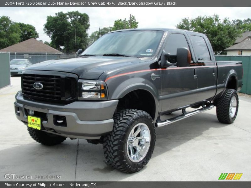 Black/Dark Shadow Gray / Black 2004 Ford F250 Super Duty Harley Davidson Crew Cab 4x4
