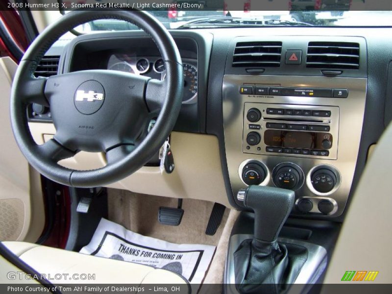 Sonoma Red Metallic / Light Cashmere/Ebony 2008 Hummer H3 X