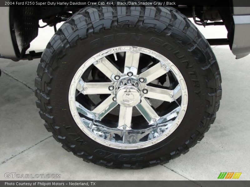 Black/Dark Shadow Gray / Black 2004 Ford F250 Super Duty Harley Davidson Crew Cab 4x4