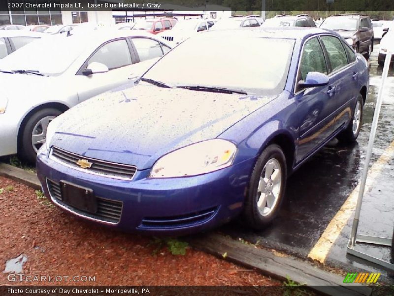 Laser Blue Metallic / Gray 2007 Chevrolet Impala LT