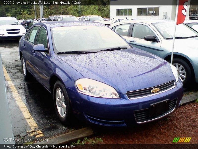 Laser Blue Metallic / Gray 2007 Chevrolet Impala LT