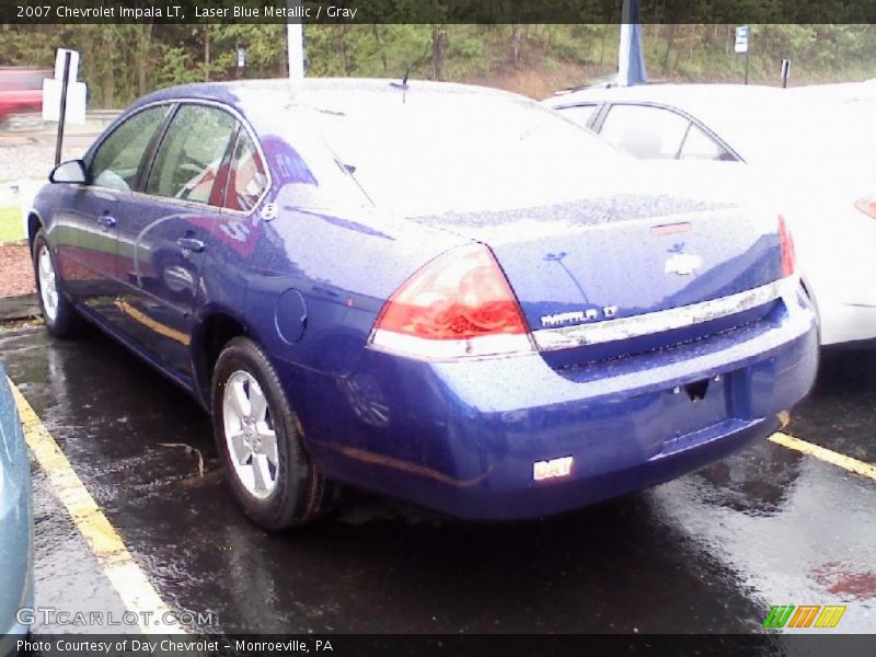Laser Blue Metallic / Gray 2007 Chevrolet Impala LT