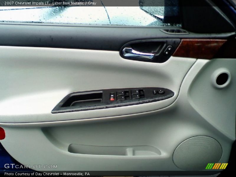 Laser Blue Metallic / Gray 2007 Chevrolet Impala LT