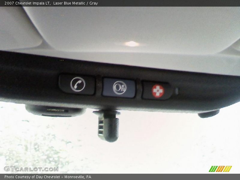 Laser Blue Metallic / Gray 2007 Chevrolet Impala LT