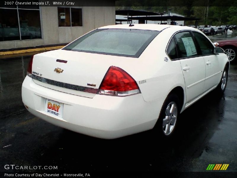 White / Gray 2007 Chevrolet Impala LT