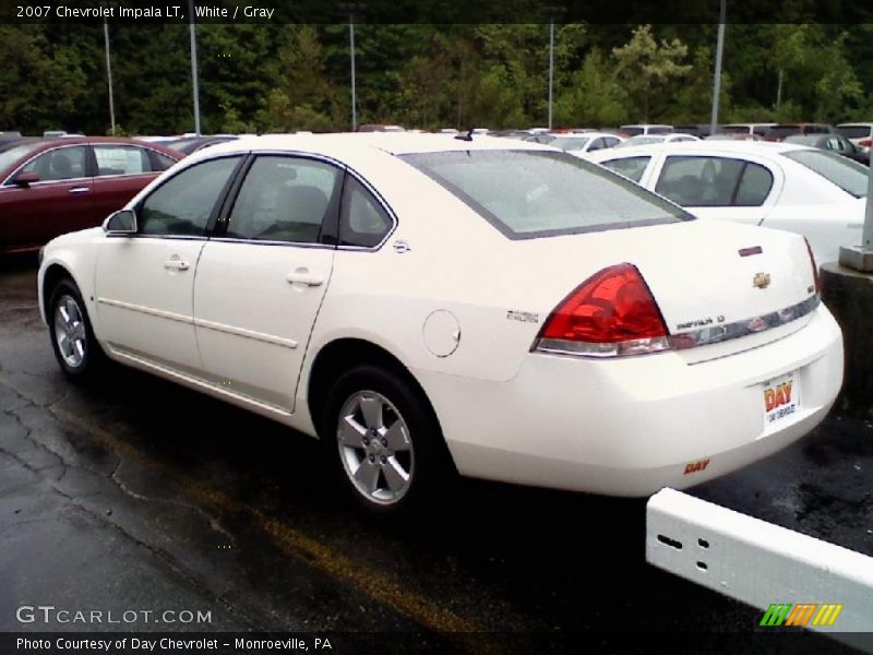 White / Gray 2007 Chevrolet Impala LT