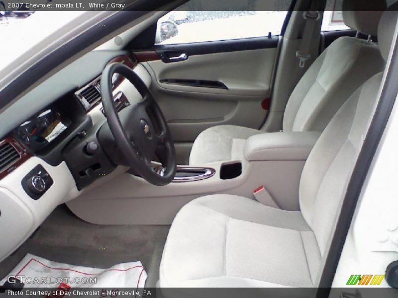 White / Gray 2007 Chevrolet Impala LT