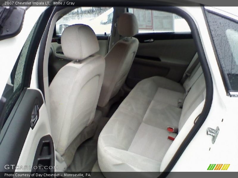 White / Gray 2007 Chevrolet Impala LT