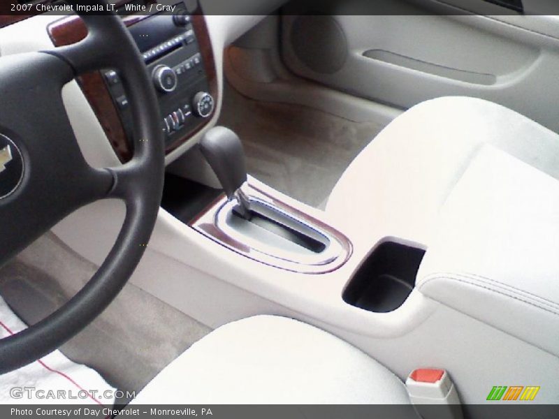 White / Gray 2007 Chevrolet Impala LT