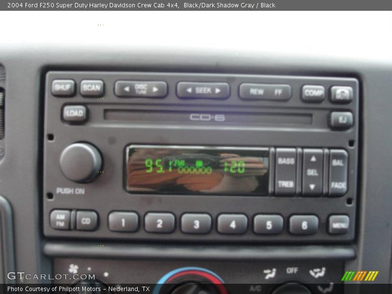 Black/Dark Shadow Gray / Black 2004 Ford F250 Super Duty Harley Davidson Crew Cab 4x4