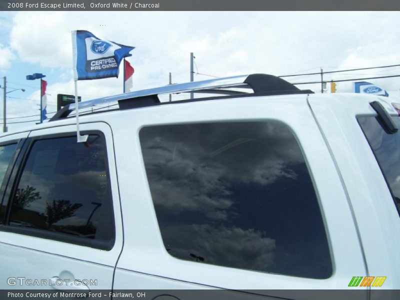 Oxford White / Charcoal 2008 Ford Escape Limited