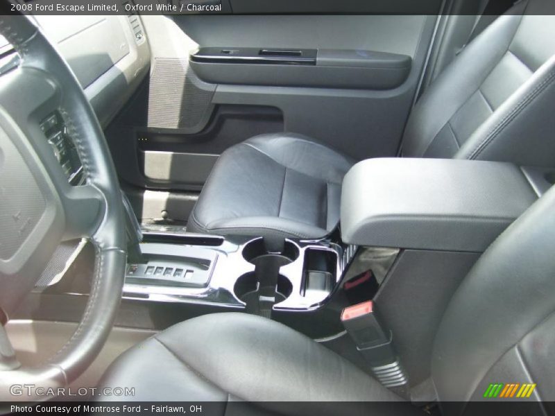 Oxford White / Charcoal 2008 Ford Escape Limited