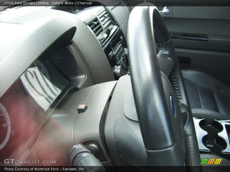 Oxford White / Charcoal 2008 Ford Escape Limited