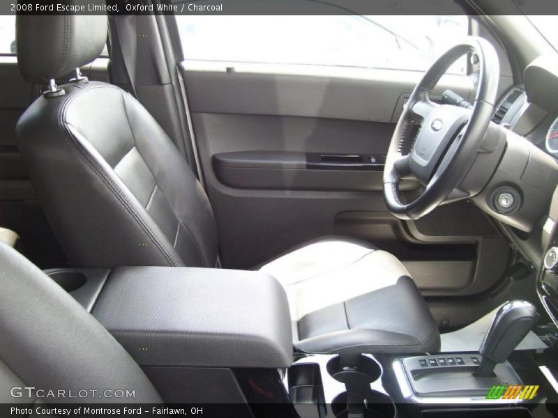 Oxford White / Charcoal 2008 Ford Escape Limited