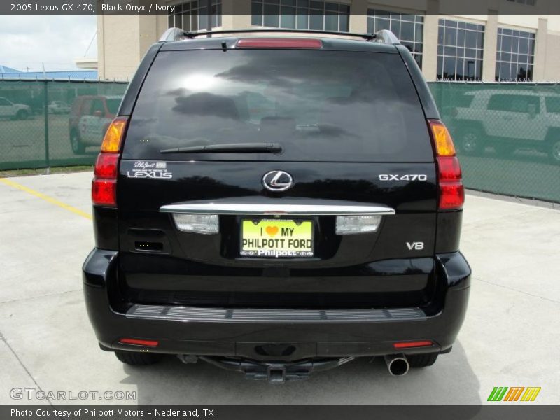 Black Onyx / Ivory 2005 Lexus GX 470