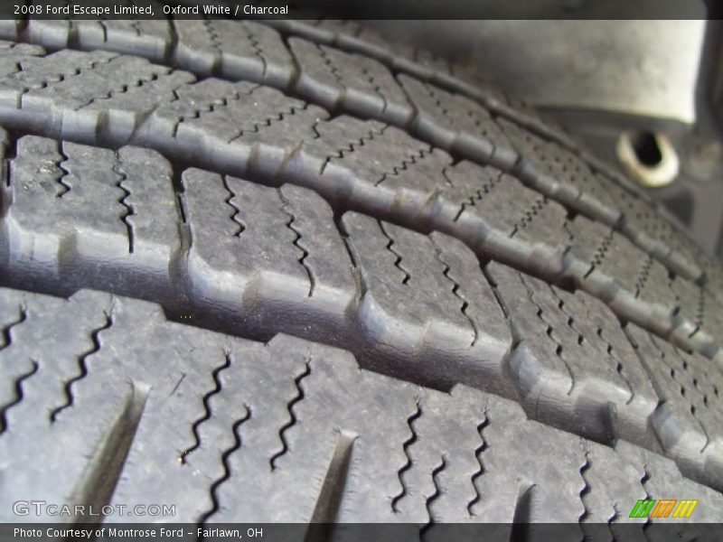 Oxford White / Charcoal 2008 Ford Escape Limited