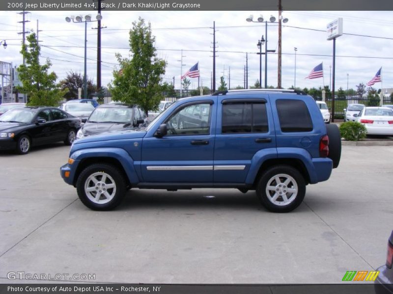 Black / Dark Khaki/Light Graystone 2006 Jeep Liberty Limited 4x4