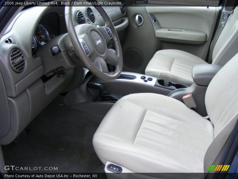 Black / Dark Khaki/Light Graystone 2006 Jeep Liberty Limited 4x4