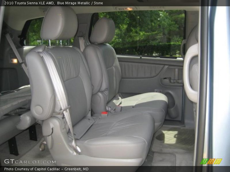 Blue Mirage Metallic / Stone 2010 Toyota Sienna XLE AWD