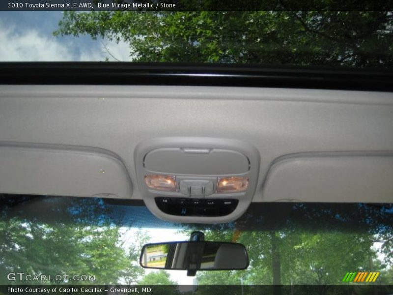 Blue Mirage Metallic / Stone 2010 Toyota Sienna XLE AWD