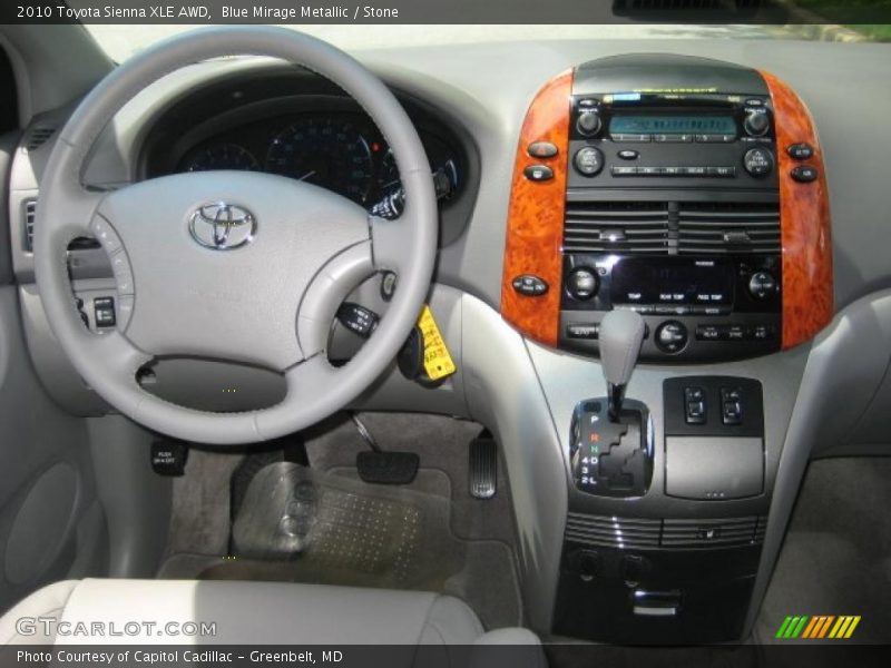 Blue Mirage Metallic / Stone 2010 Toyota Sienna XLE AWD