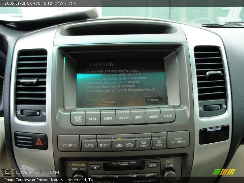 Black Onyx / Ivory 2005 Lexus GX 470