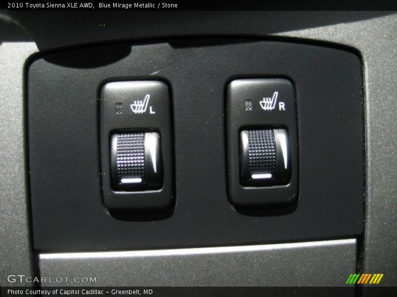 Blue Mirage Metallic / Stone 2010 Toyota Sienna XLE AWD