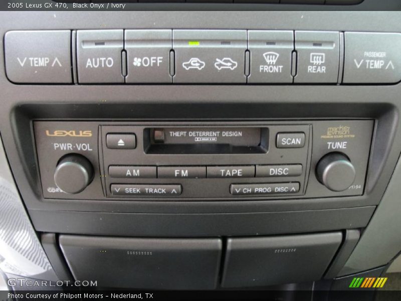 Black Onyx / Ivory 2005 Lexus GX 470