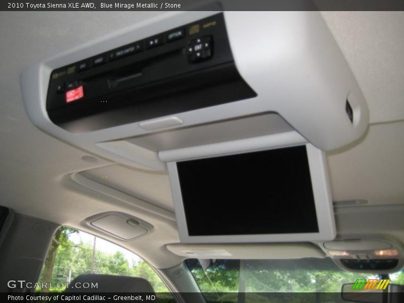 Blue Mirage Metallic / Stone 2010 Toyota Sienna XLE AWD