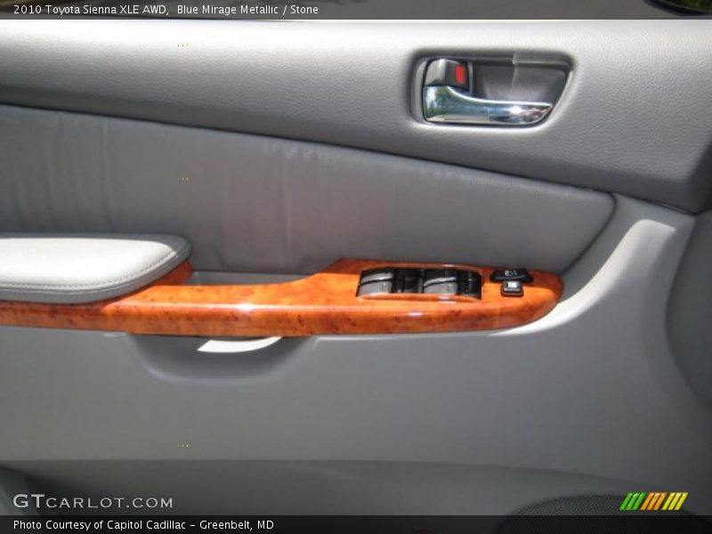 Blue Mirage Metallic / Stone 2010 Toyota Sienna XLE AWD