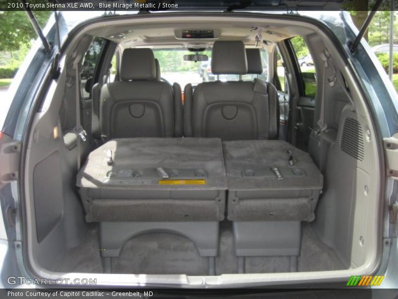 Blue Mirage Metallic / Stone 2010 Toyota Sienna XLE AWD