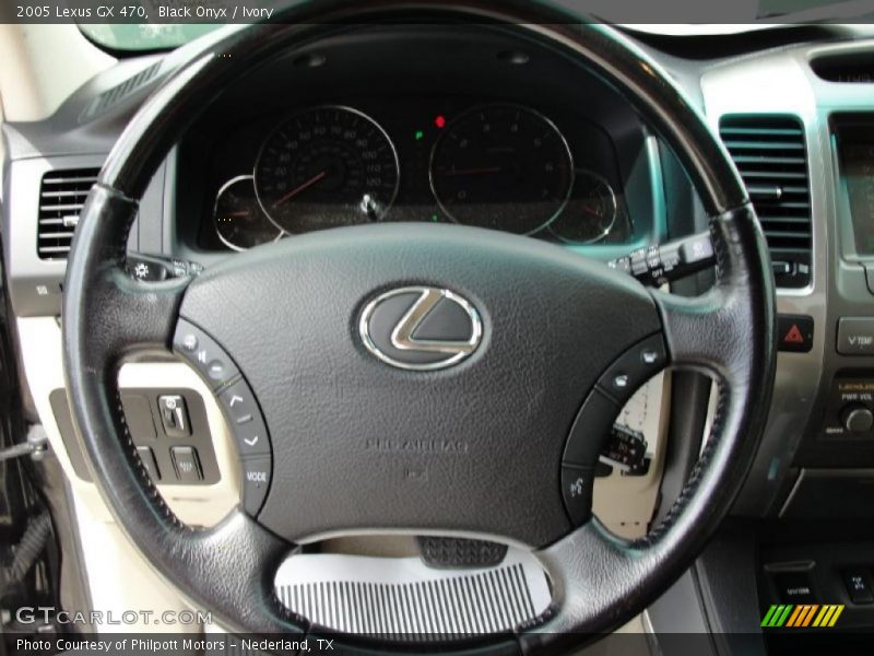 Black Onyx / Ivory 2005 Lexus GX 470