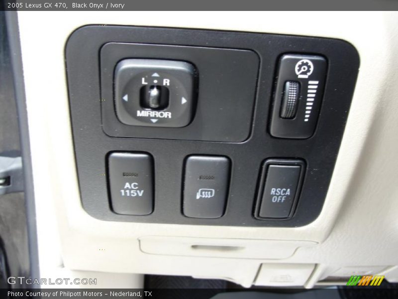 Black Onyx / Ivory 2005 Lexus GX 470
