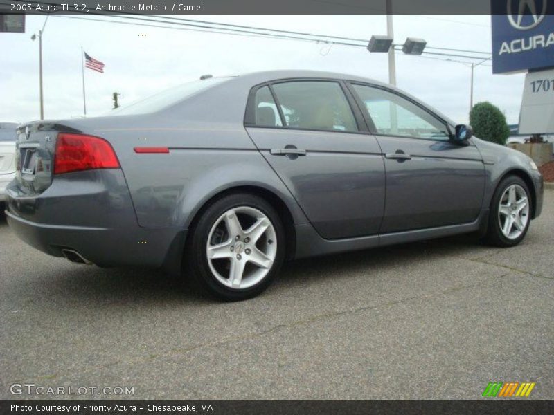 Anthracite Metallic / Camel 2005 Acura TL 3.2